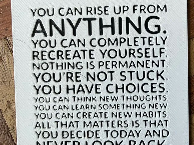 Rise up from anything