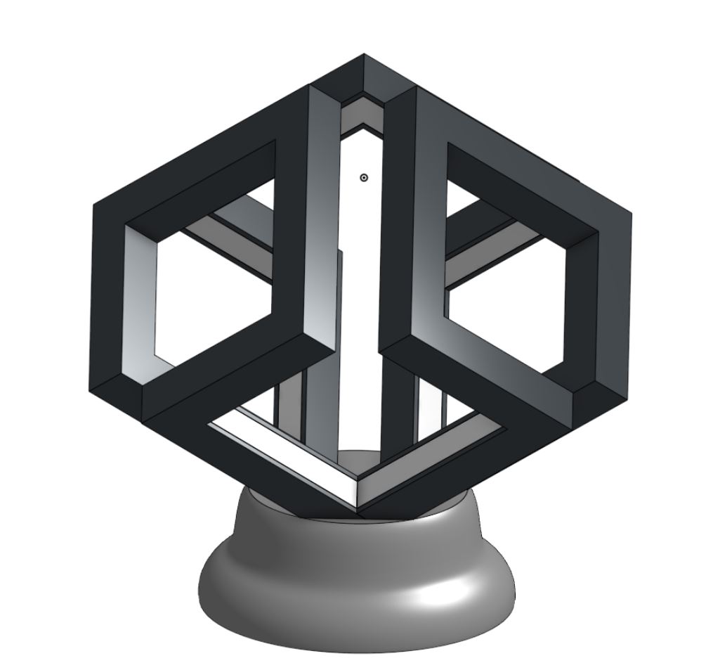 Miniatura 5 do modelo 3D Mini LED Infinity Cube