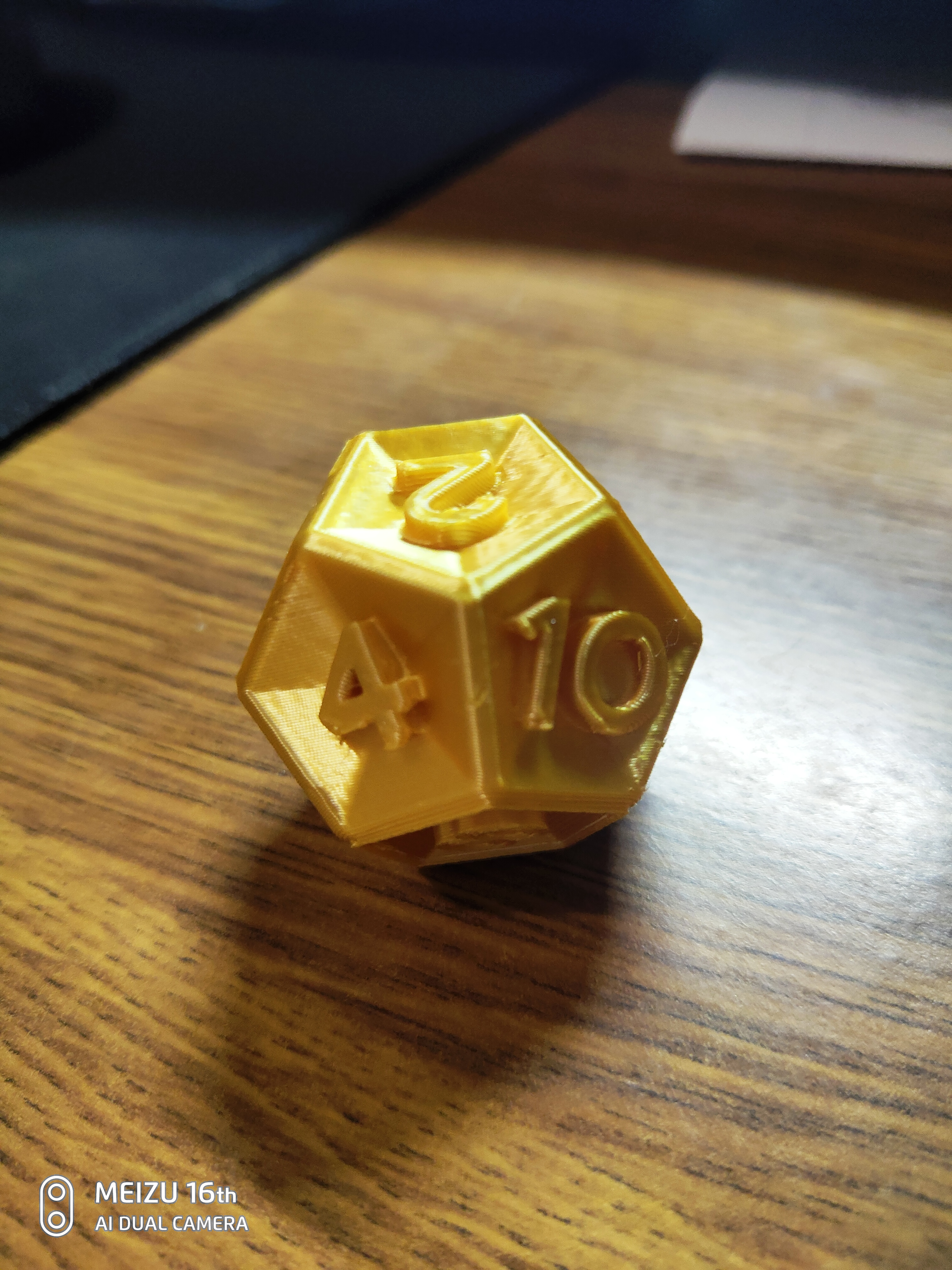 Dodecahedron with nums