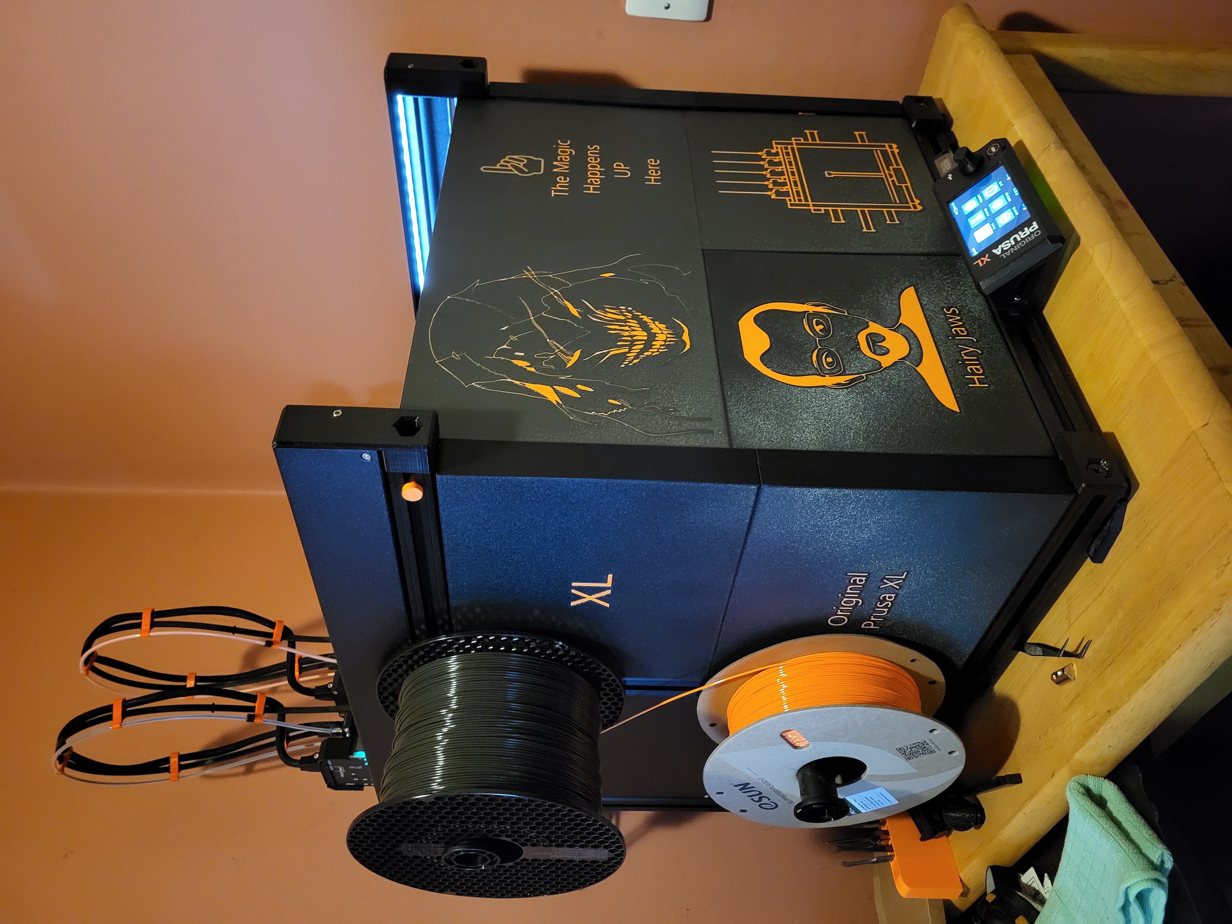 Prusa XL removable 3d printed draft panels