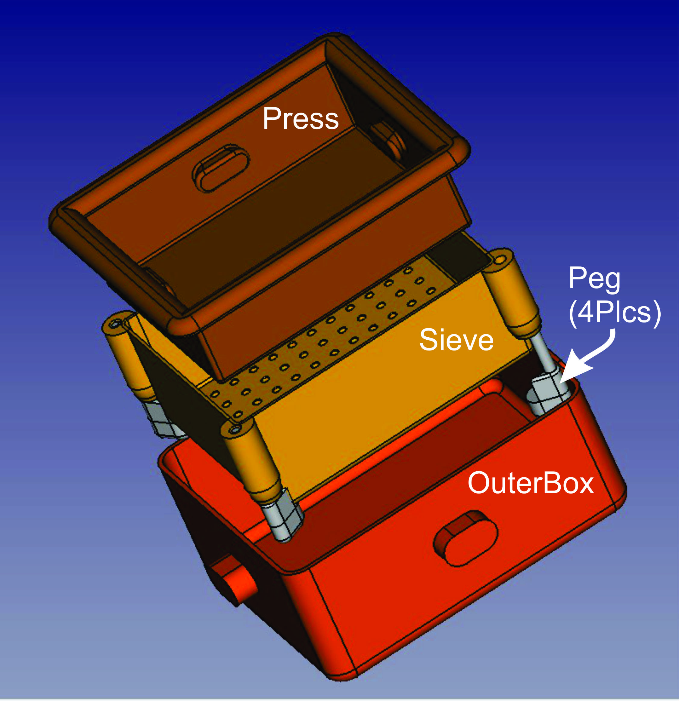 Cheese/Tofu Press by Schaffer.la Download free STL model