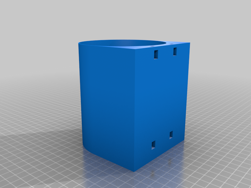 Miniatura 11 do modelo 3D Parametric detachable bin with modular, parametric mounting system