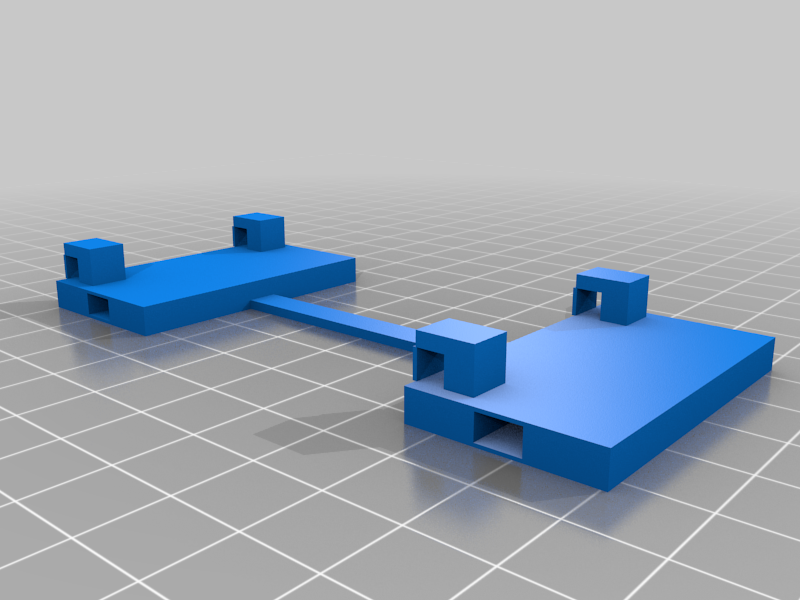 Miniatura 16 do modelo 3D Parametric detachable bin with modular, parametric mounting system