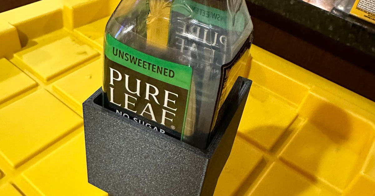 Cup holder adapter for square tea bottles by Ctowns5 Download free