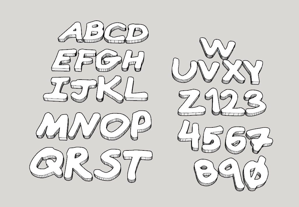 Alphabet Magnets (and Numbers)