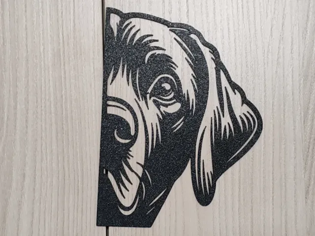 Curious dog 2d home decor wallart