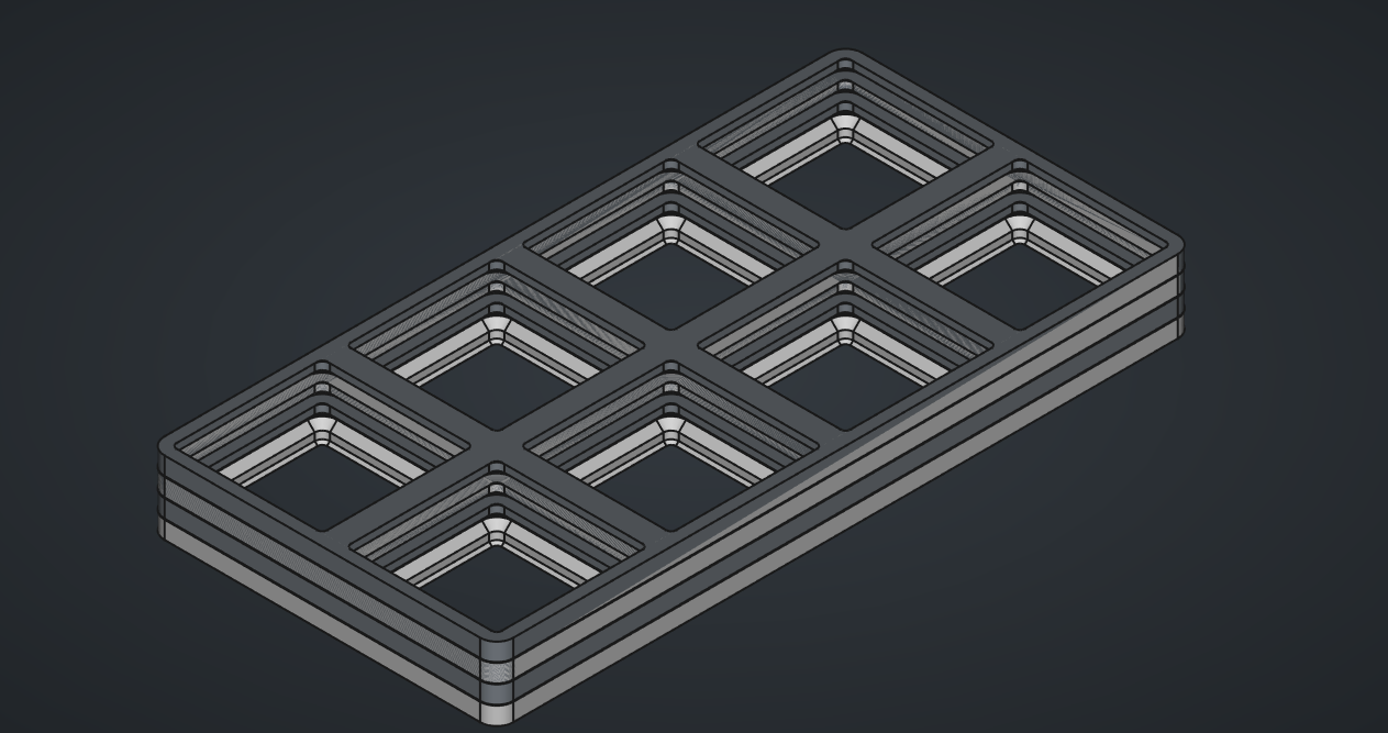 Miniatura 5 do modelo 3D Gridfinity Stack Printing Baseplate