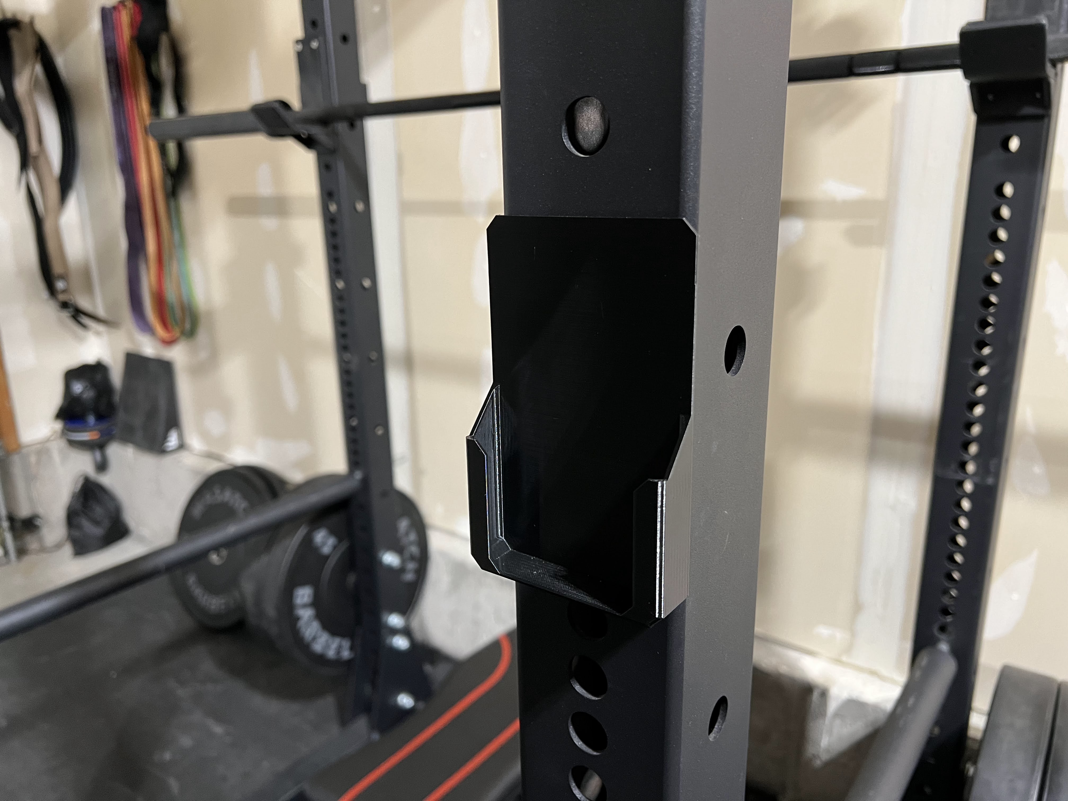 Squat Rack Phone Caddy 3x3 Rack by Jordan Tesimale Download free STL model Printables