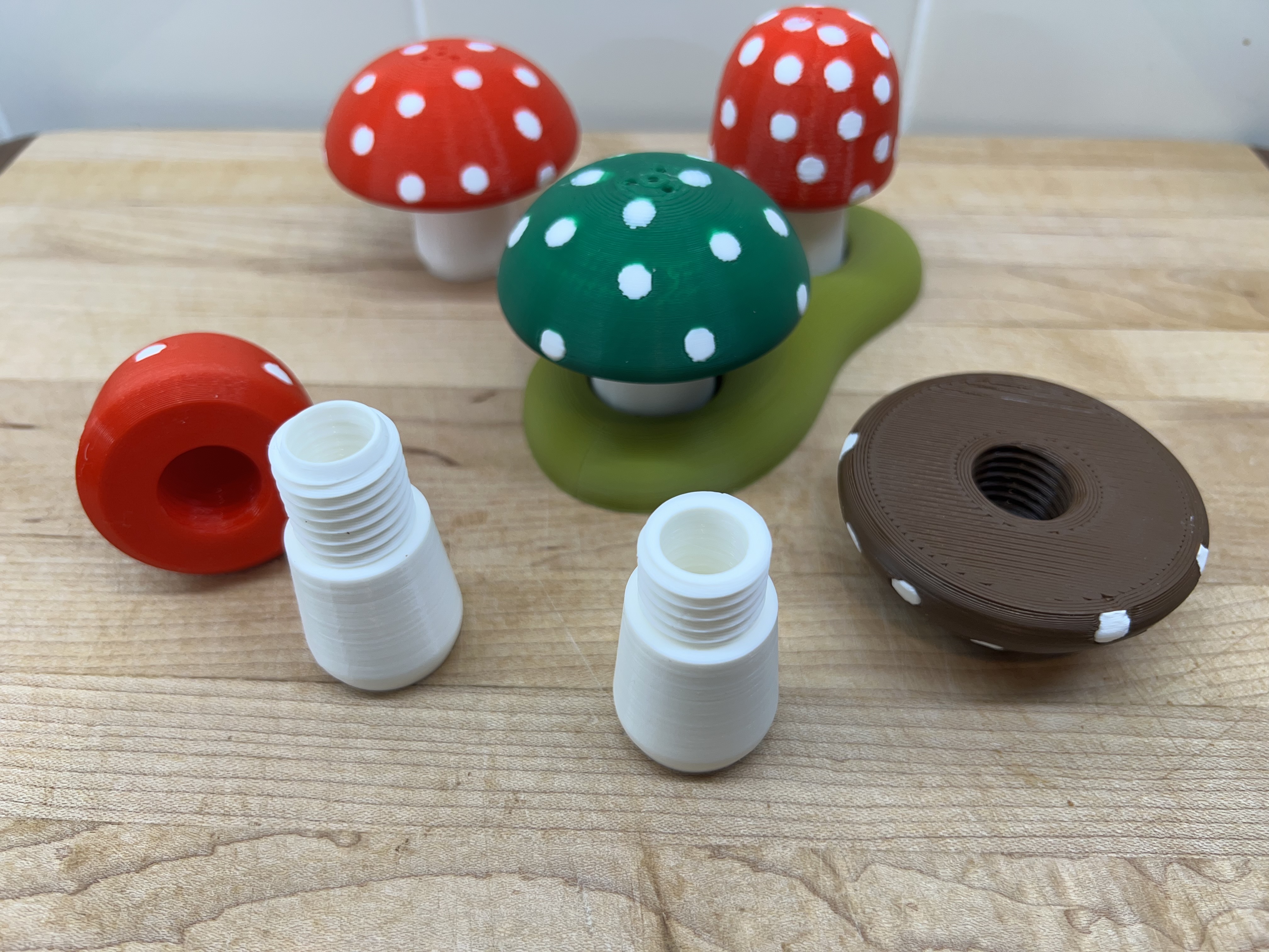 Mushroom Salt and Pepper Set