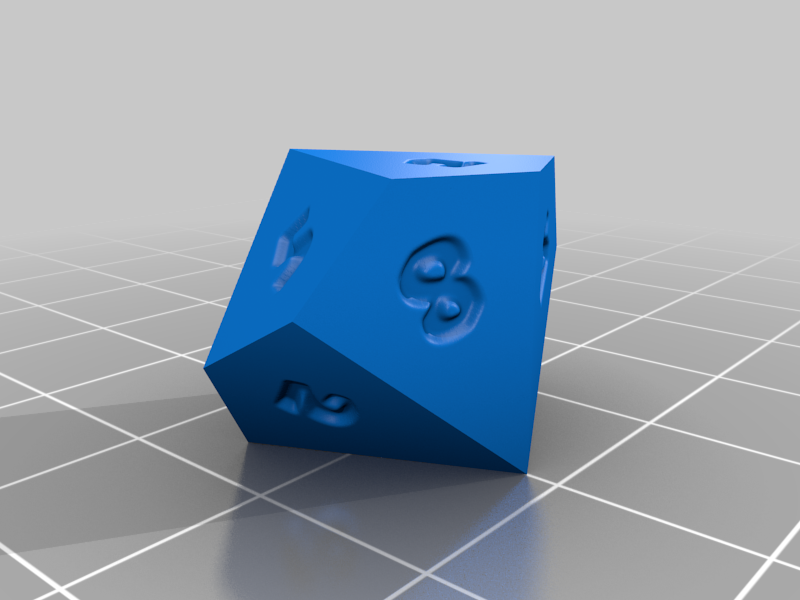Basic dice set for DnD by Udo's 3D World | Download free STL model ...