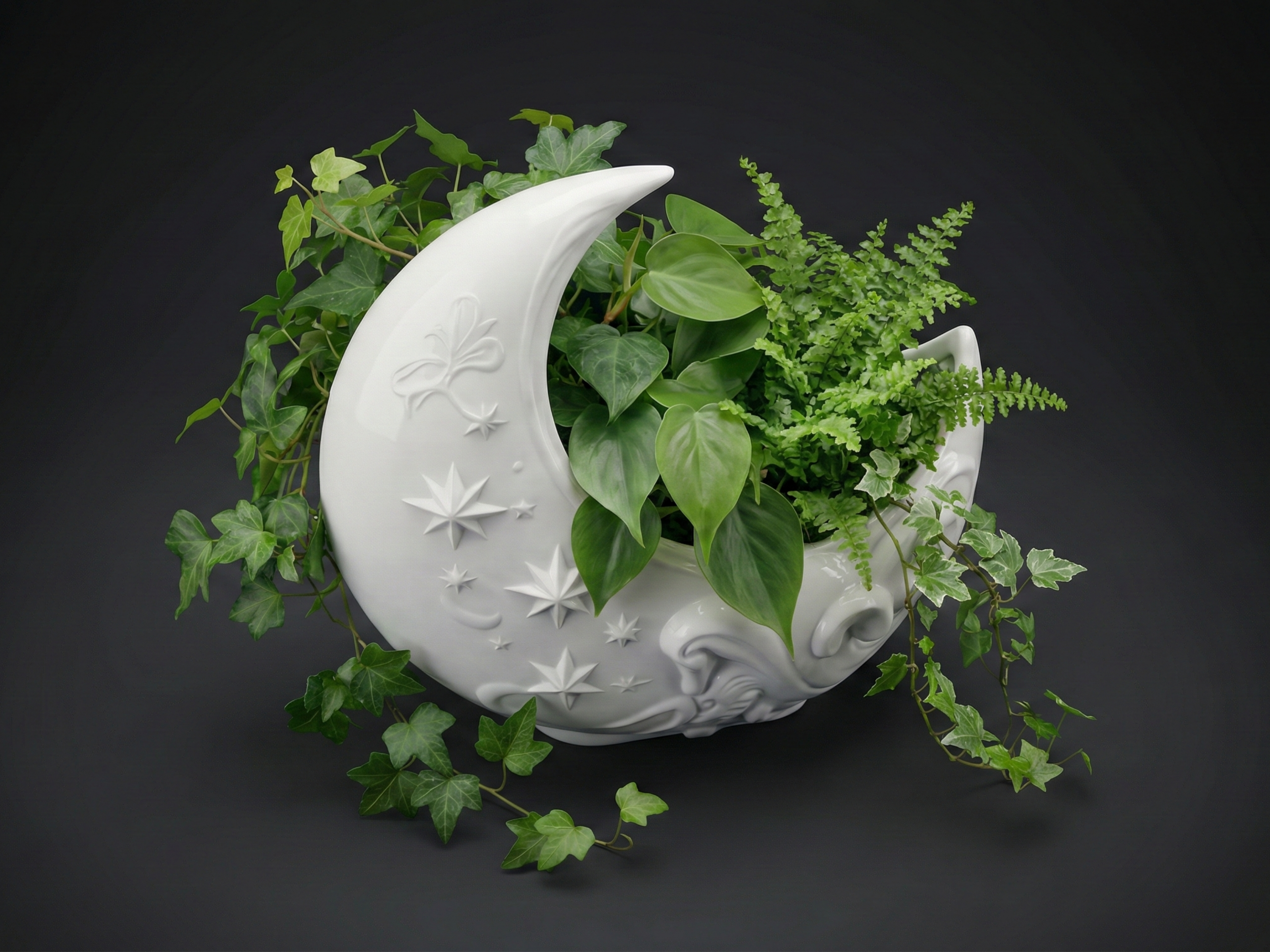 Miniatura 2 do modelo 3D Crescent Moon Planter
