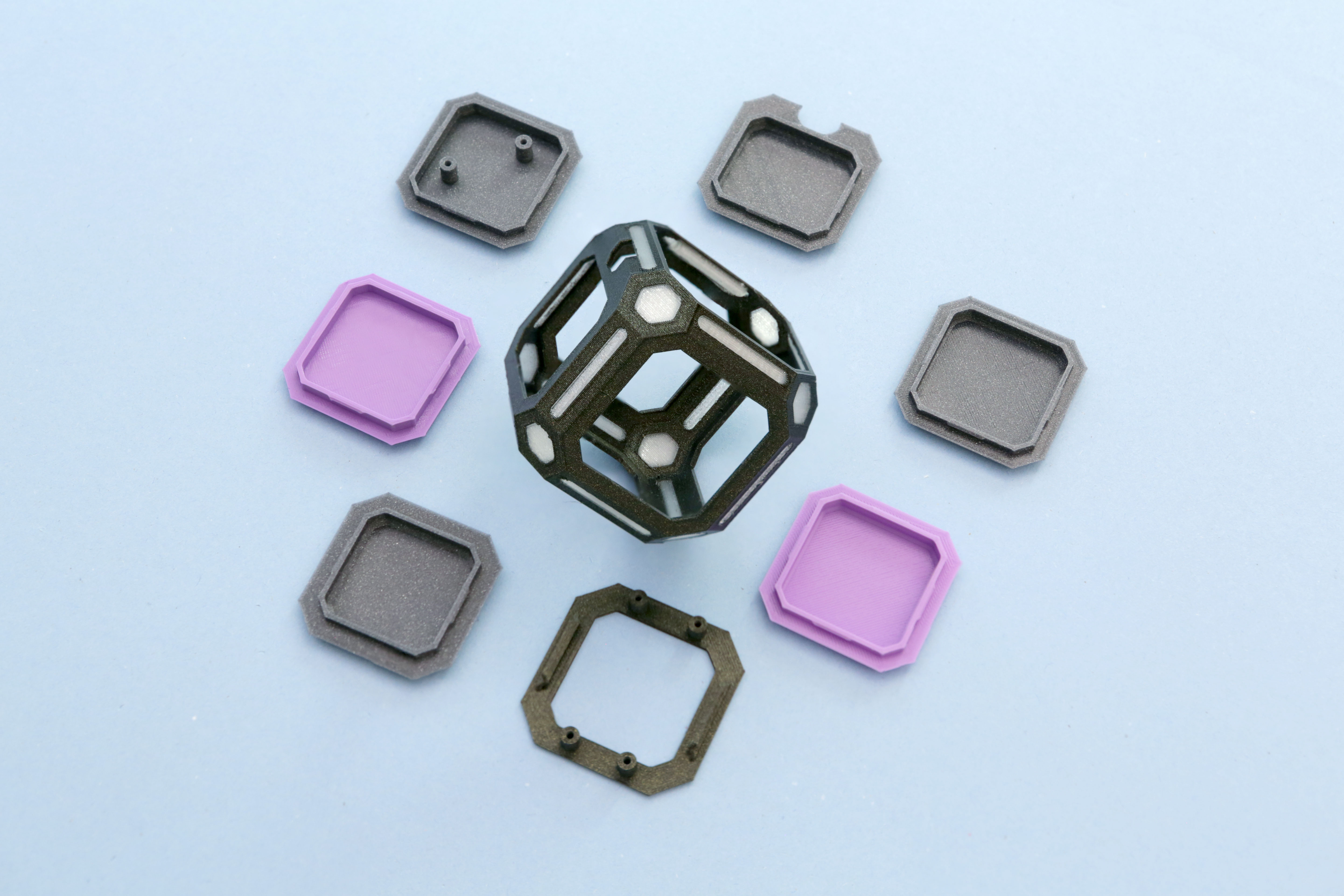 Time Tracking Cube by Adafruit Download free STL model