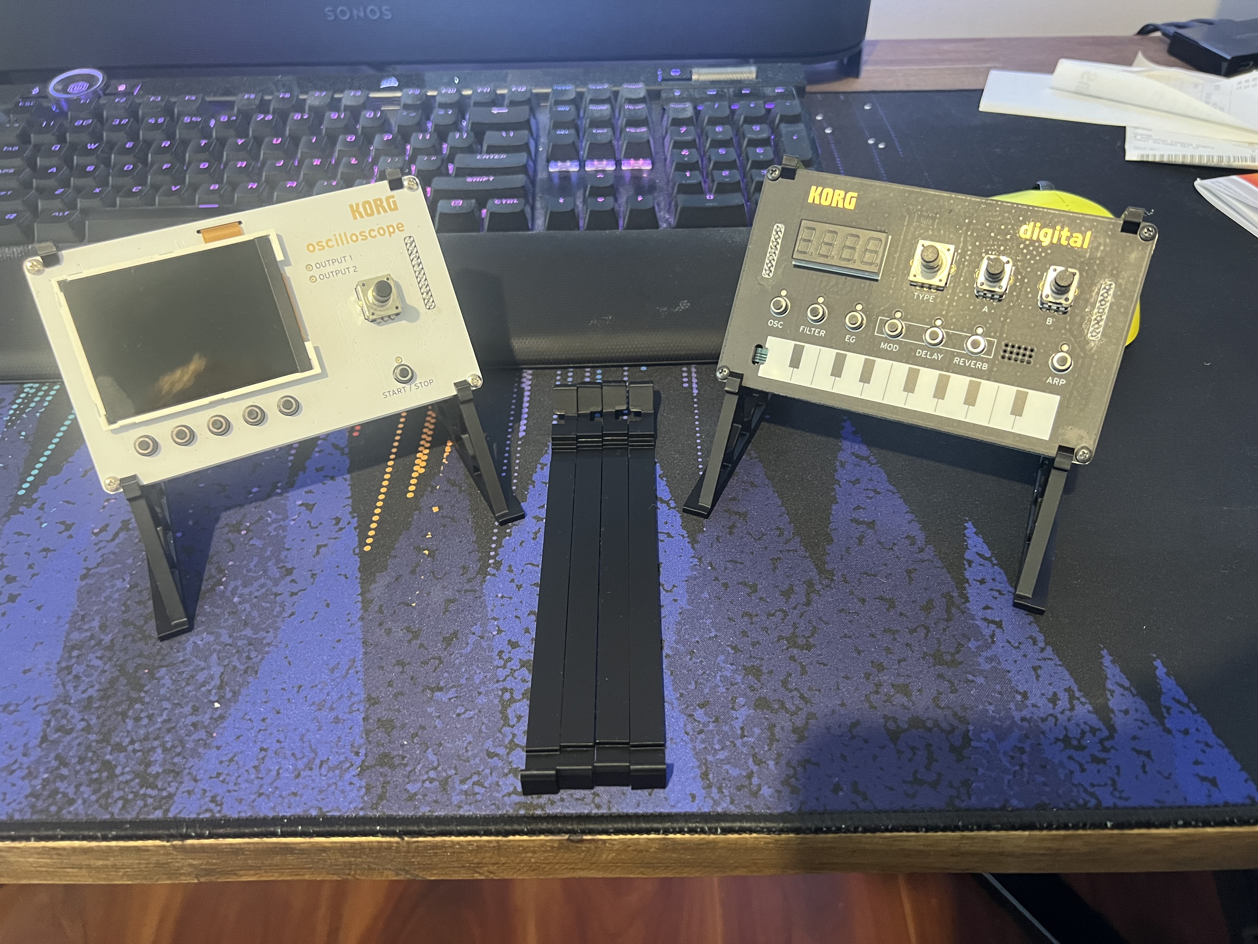 Korg NTS Series Honeycomb Stand Arturia Keystep Attachment Legs