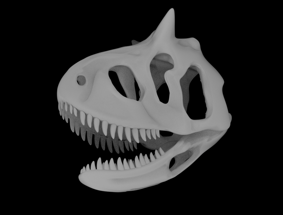 Miniatura 4 do modelo 3D Carnotaurus Skull