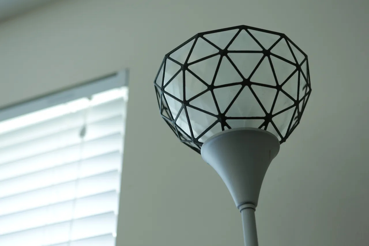 Geodesic Lamp Shade by Adafruit | Download free STL model | Printables.com