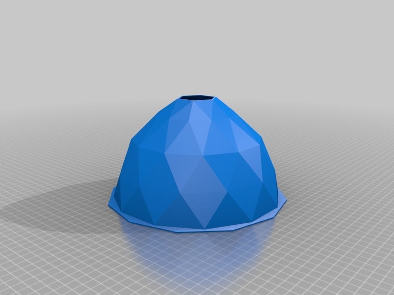 Miniatura 11 do modelo 3D Geodesic Lamp Shade