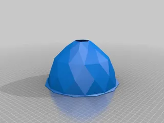 Geodesic Lamp Shade by Adafruit | Download free STL model | Printables.com