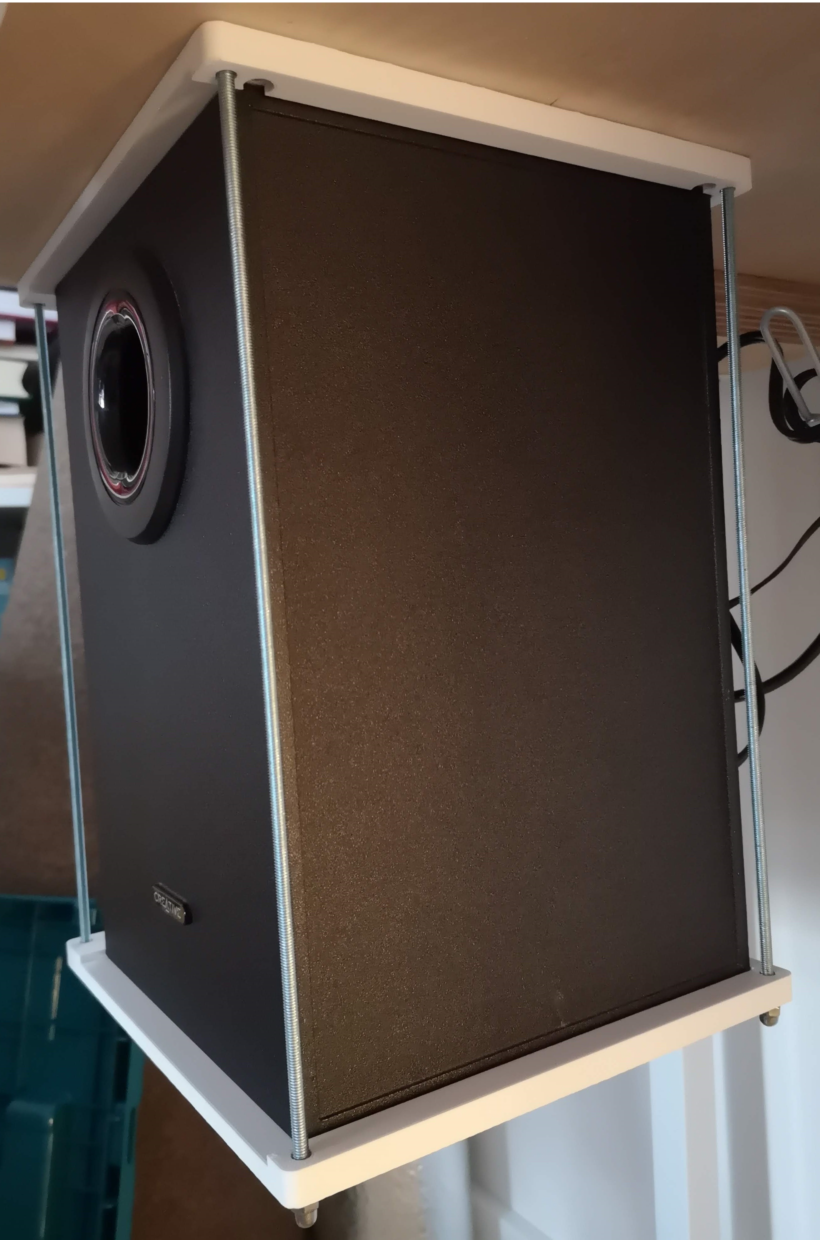 Creative Inspire T3100 subwoofer under desk mount by PinekCila ...