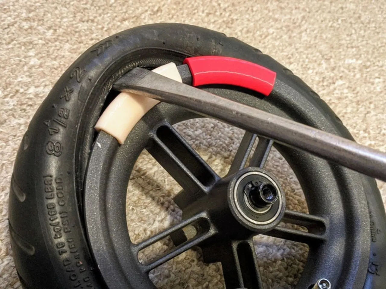 Rim Protector Xiaomi M365 scooter changing tire tyre wheel hub saver by Glennon | Download free STL model | Printables.com