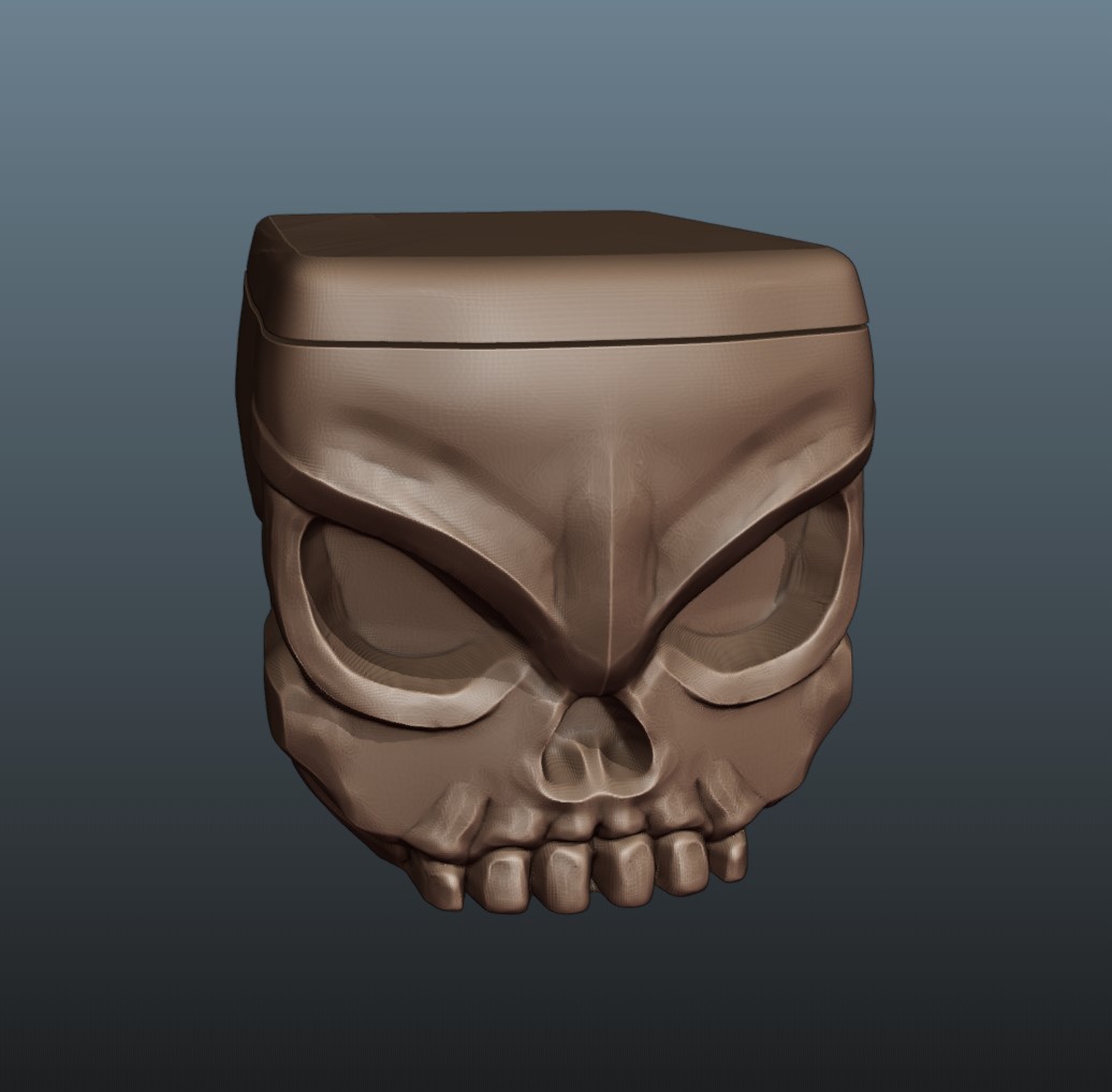 Angry Little Skull Box