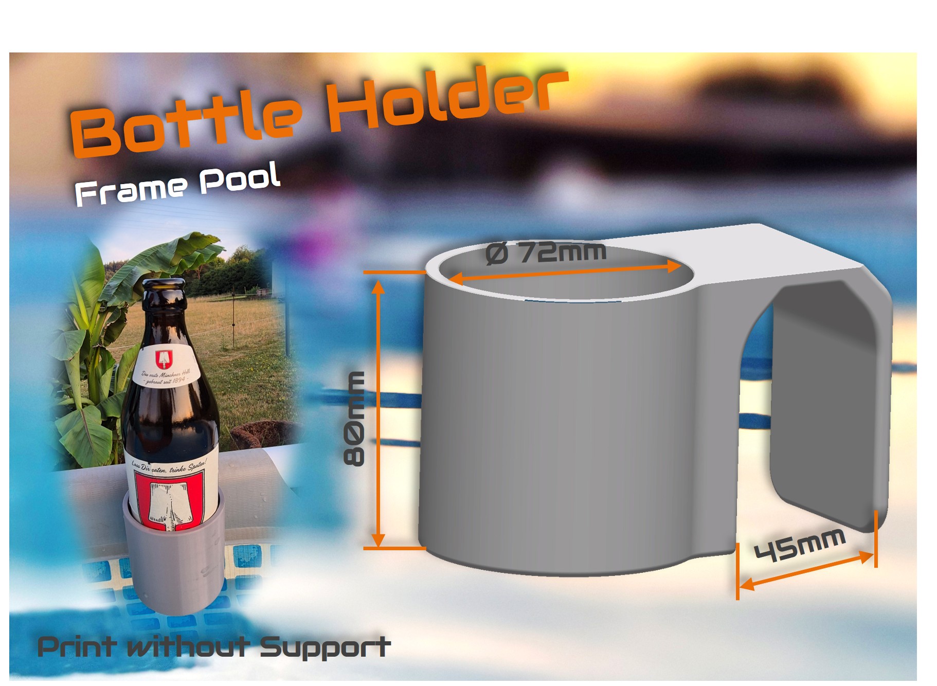 Pool Time - Bottle Holder