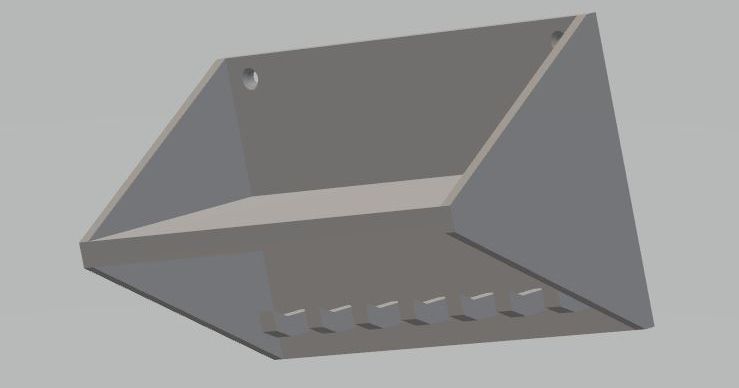 Key holder with shelf by Brightdawn | Download free STL model ...