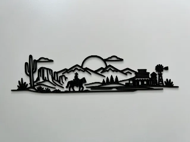 American Far West Landscape Wall Art