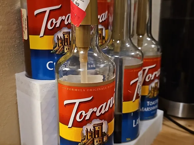 Dual Torani Coffee Syrup Pumping Station