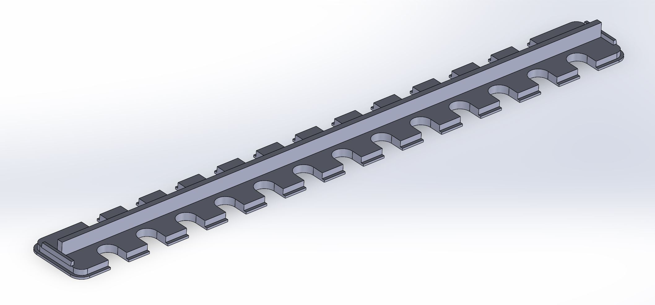 Unifi UCG-Fiber 19-inch Modular Rack Mount Cable Management Insert