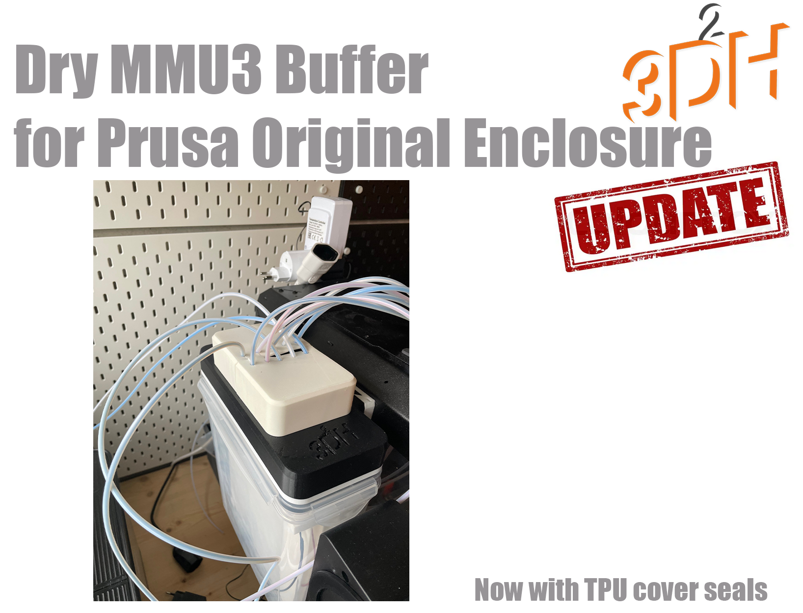 Dry MMU3 Buffer for Prusa Original Enclosure