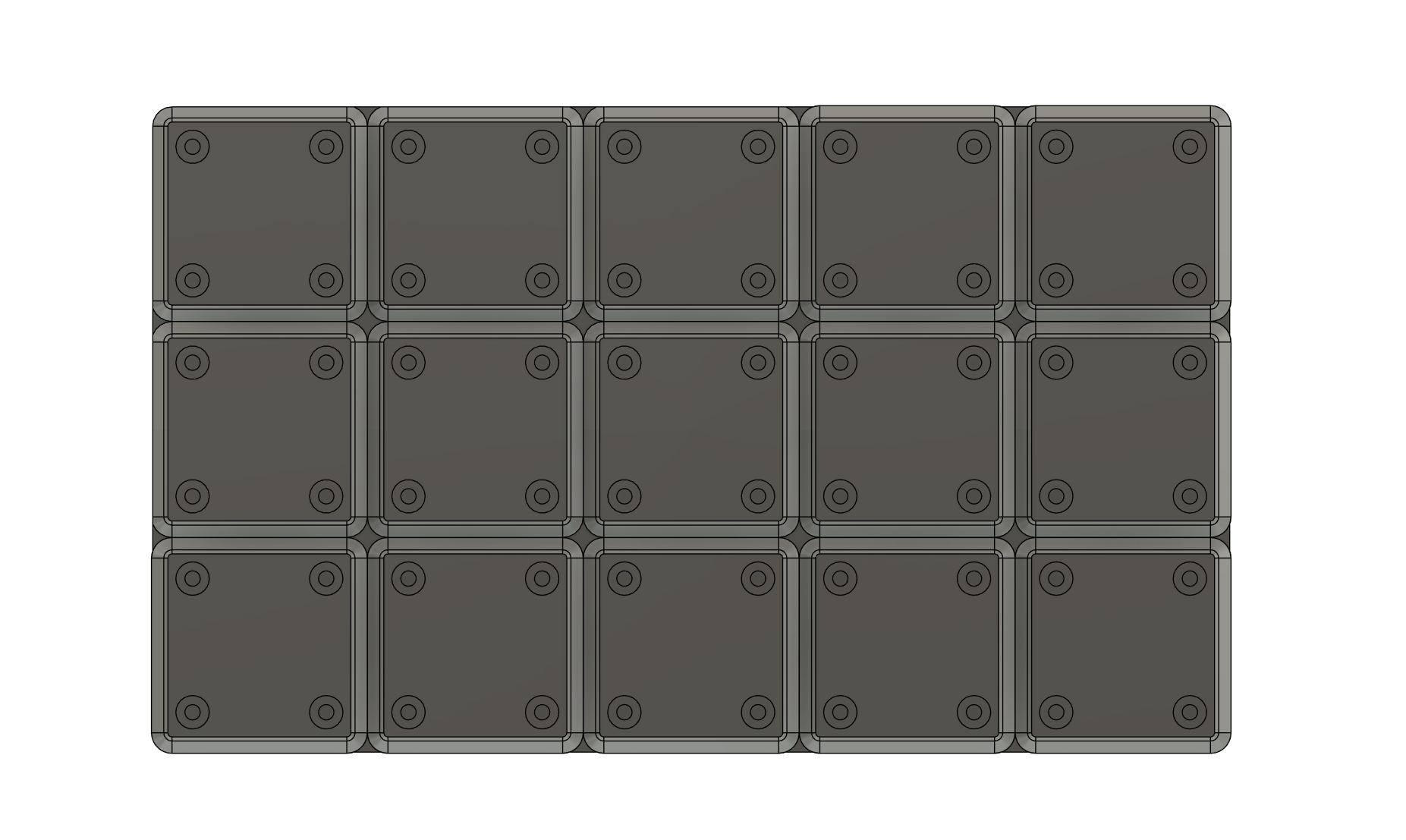 Miniatura 4 do modelo 3D Gridfinity Hex Driver Tray