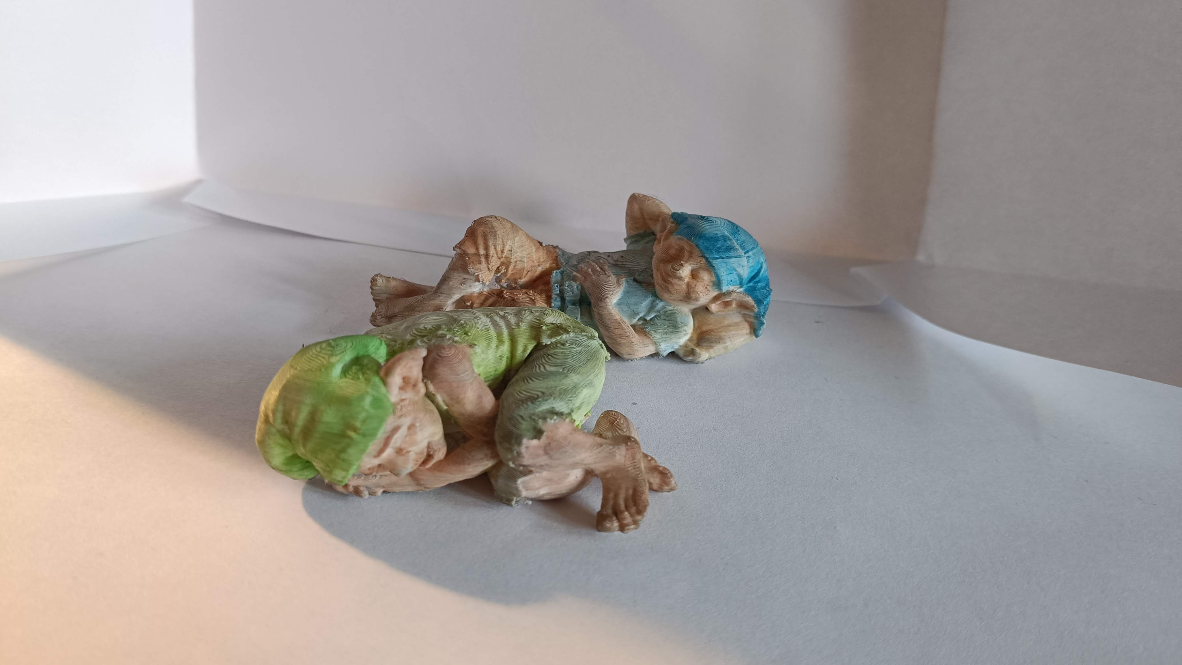 Sleeping goblins 3D model by Helpman