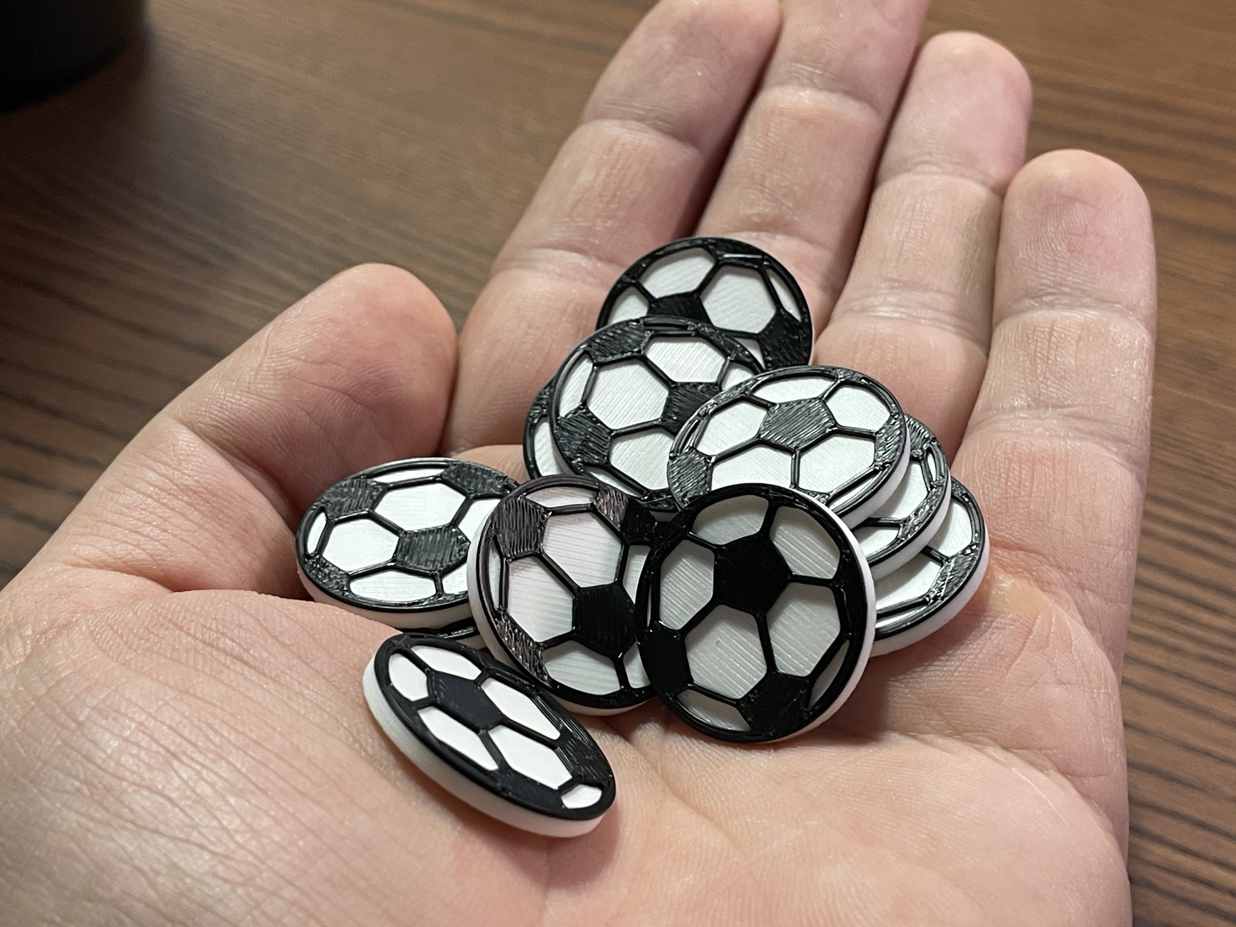 Soccer ball coin