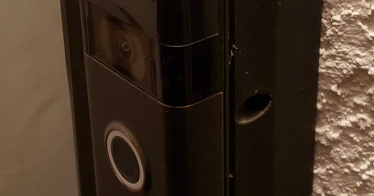 Angled Ring Doorbell Mount by Fountainhead Download free STL model