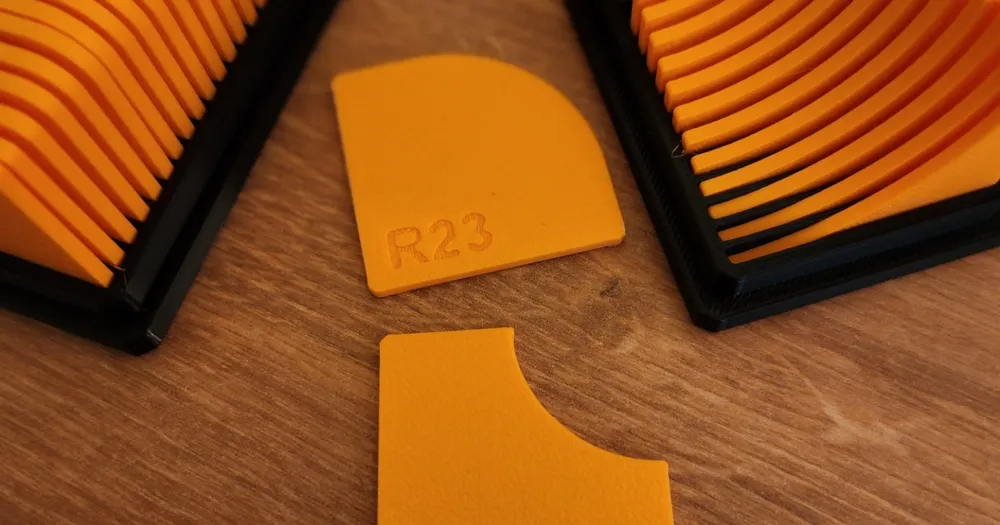 Radius Gauge R130mm [Remix] by jogu44 Download free STL model