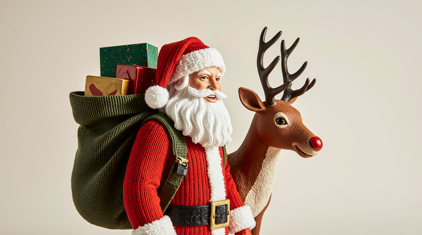 Santa and Rudolph
