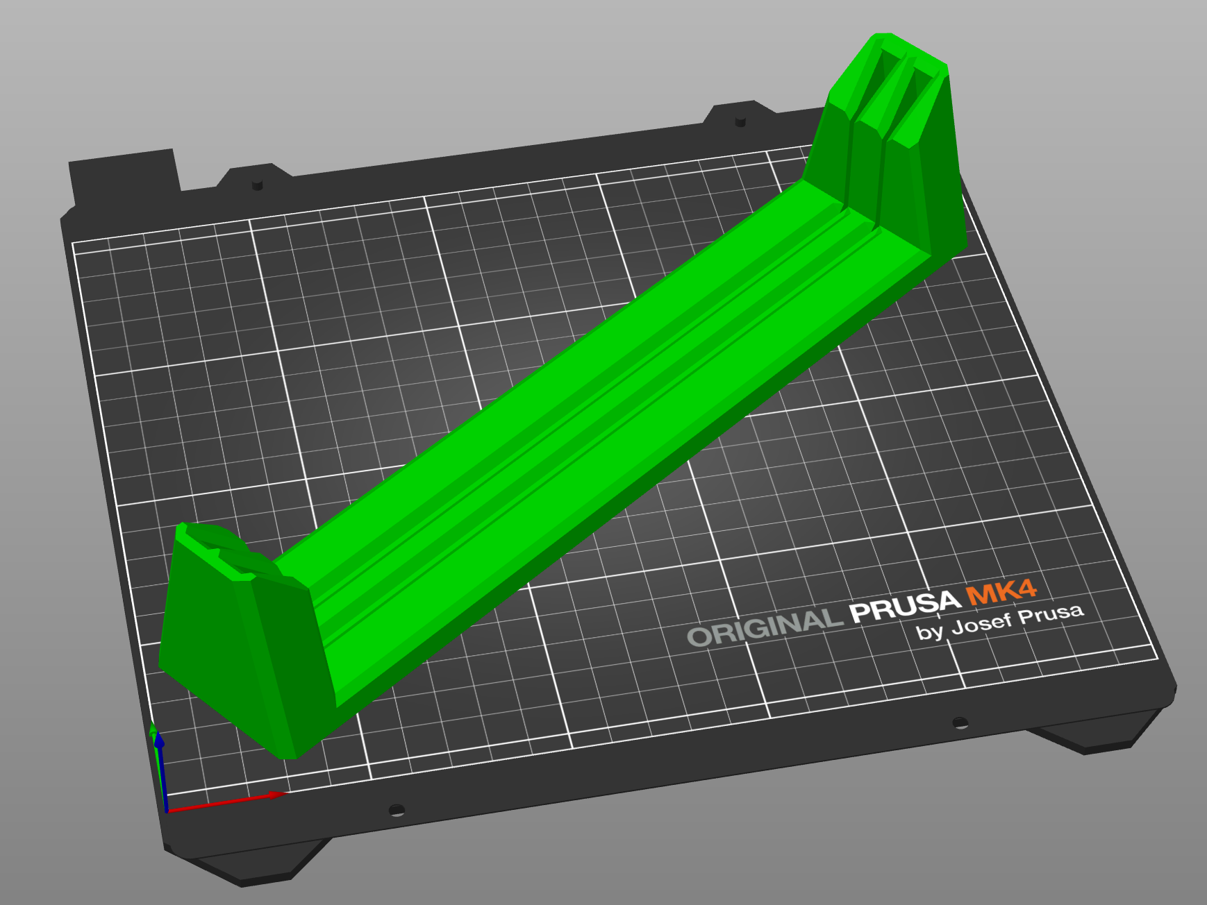 Prusa Mk3 / Mk4 Table-Top Steel Sheet Holder x2 3D model thumbnail