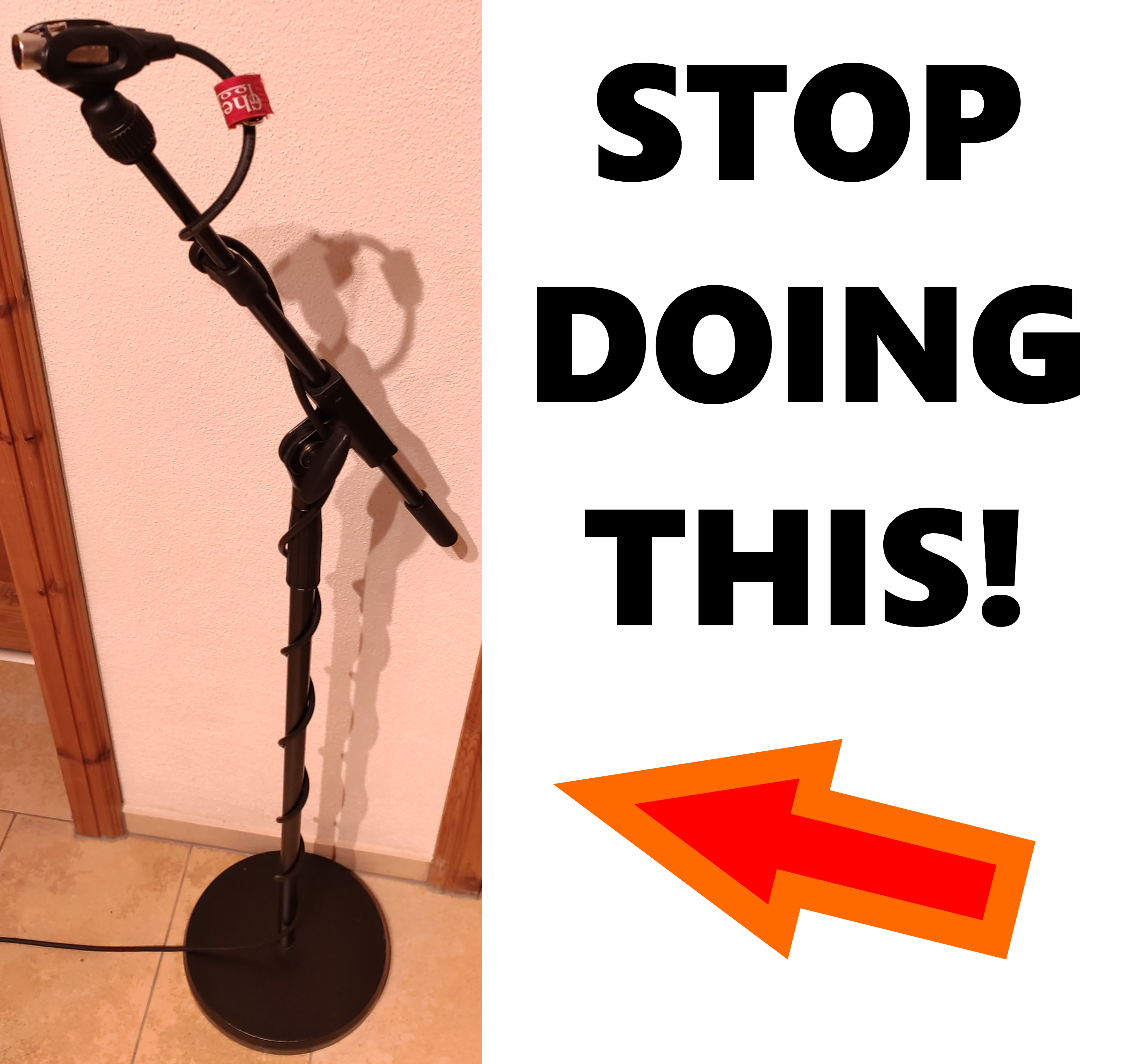 Microphone Stand CableClips (different sizes)