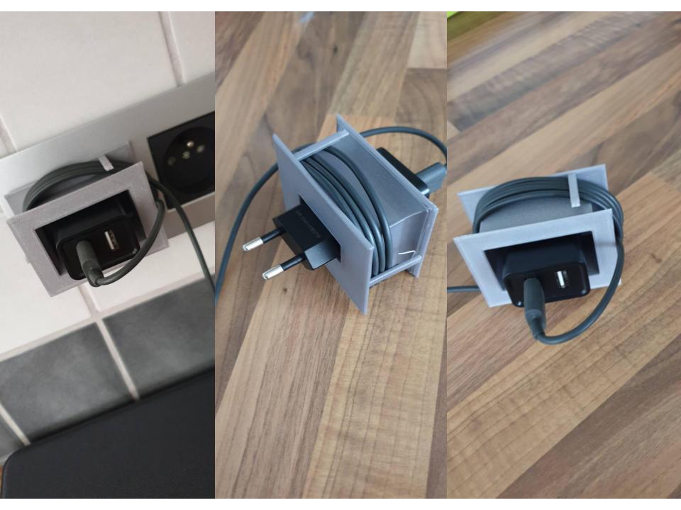 USB powercable spool