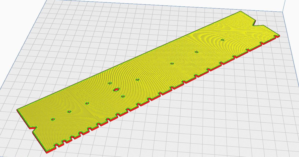 15 inch Fretboard Template by Eric Jan - 15 Inch Fretboard Template 