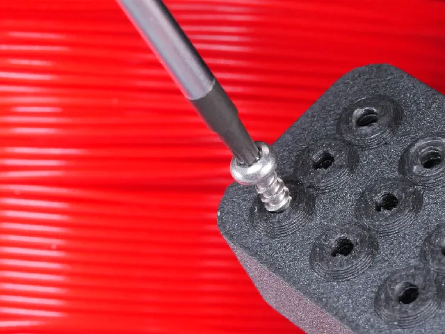Screw hole tests and sizing tests.