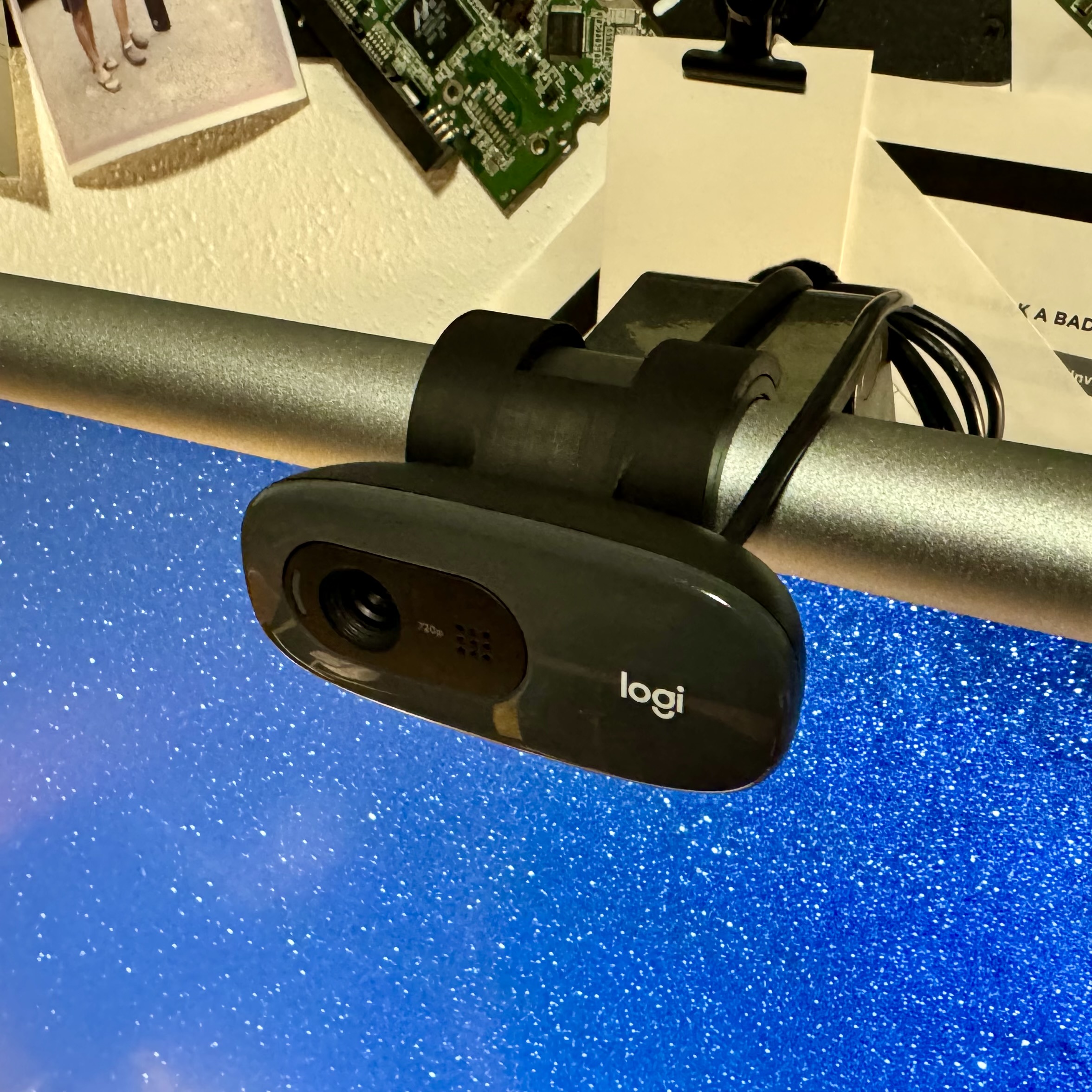 Logitech C270 Light Bar Mount