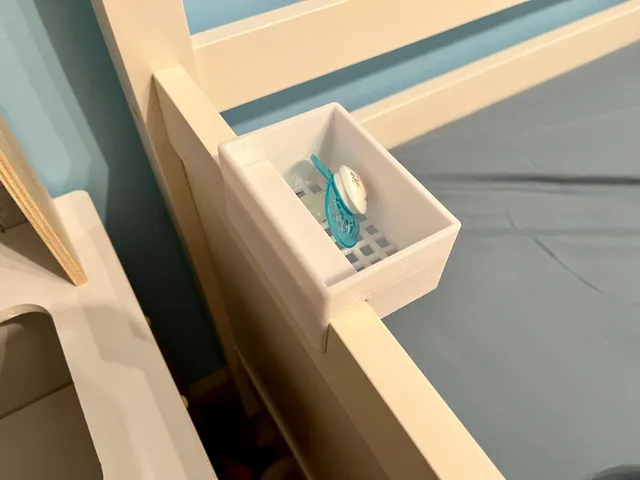 Pacifier box for children's or baby's bed (or for other stuff)