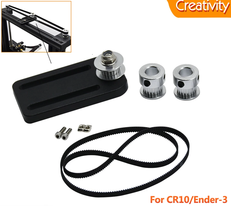 timing belt tensioner on dual z axis (with idler) by rottenbeans