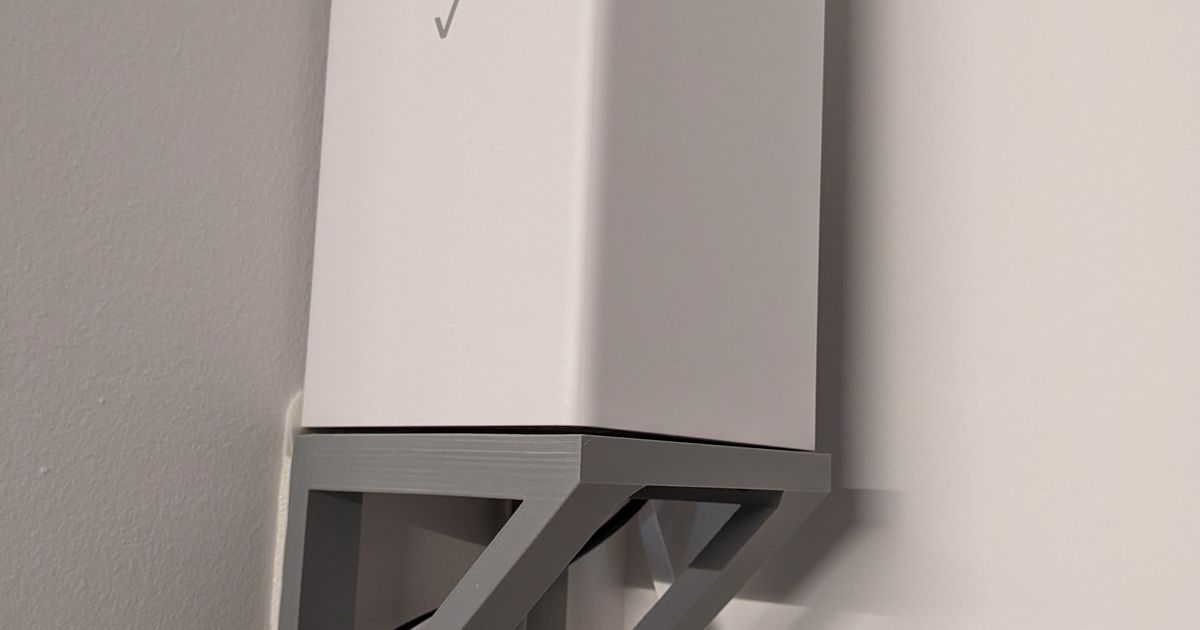 FiOS Router Wall Mount by Download free STL model