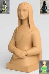 Mona Lisa Sculpture