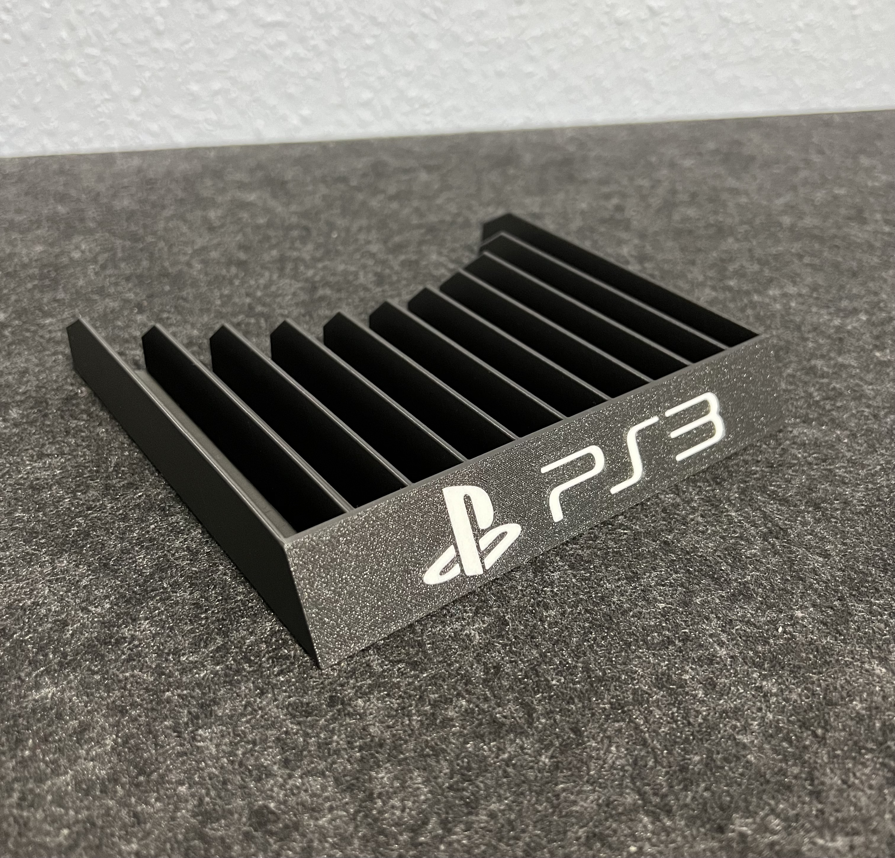 PS3 Game holder with embedded logo