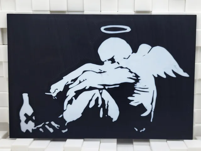 Banksy's Fallen Angel Single-color/AMS MMU