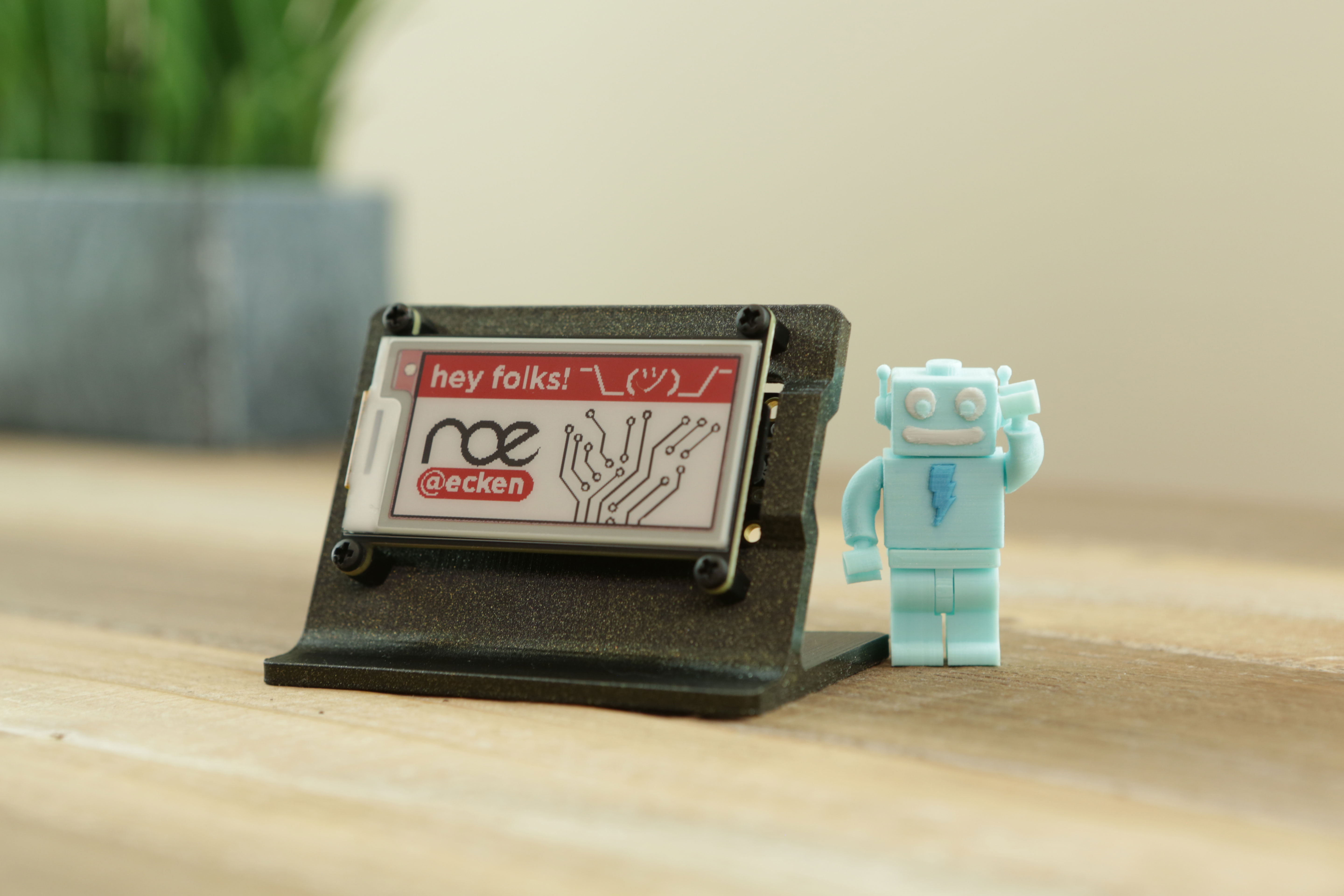 eInk FeatherWing Stand by Adafruit Download free STL model