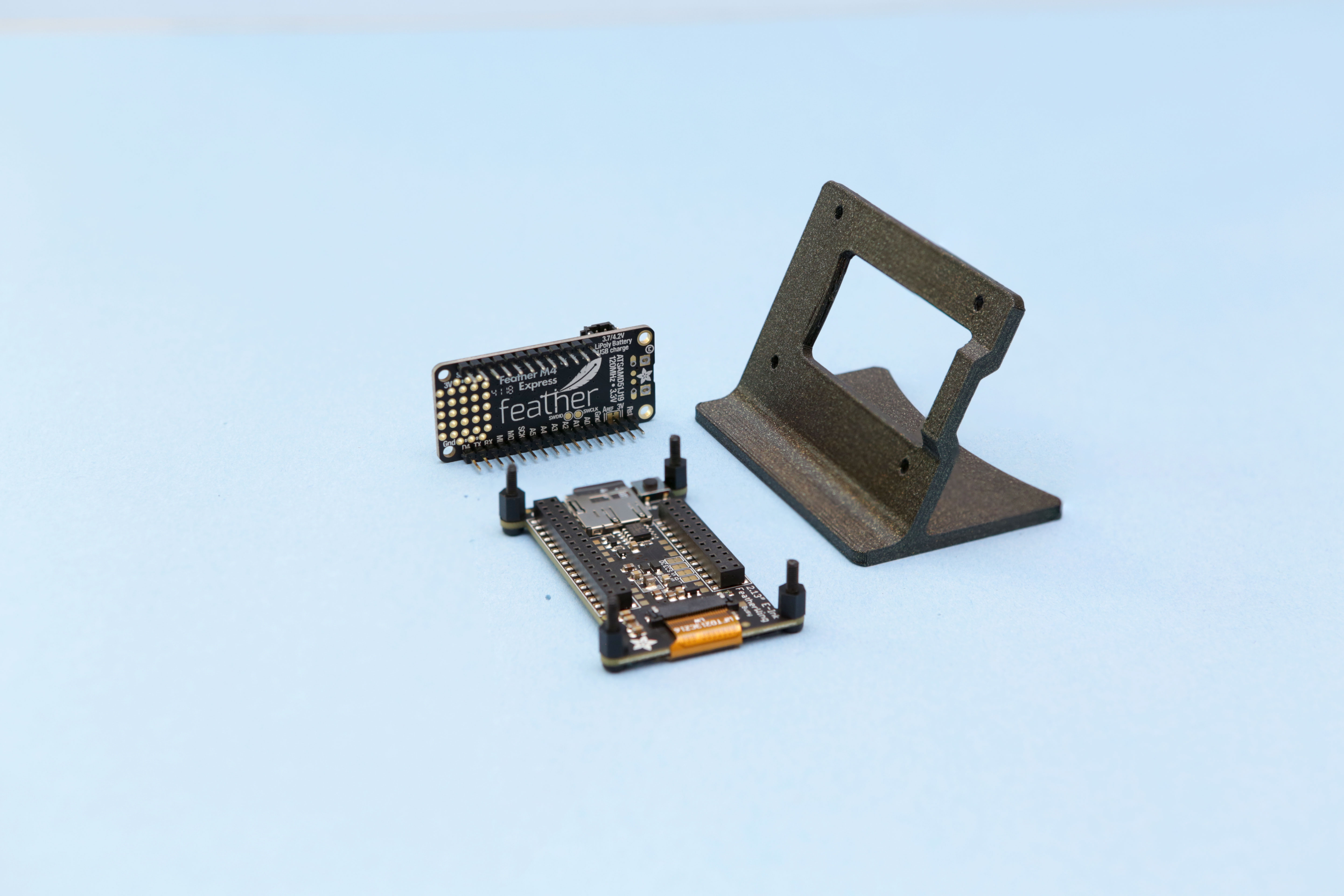 eInk FeatherWing Stand by Adafruit Download free STL model